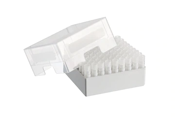 艾本德儲存盒 9 × 9, 可放置 81  個螺旋蓋（凍存）管， 3   mL，2  件，高 76  mm，3  英寸，聚丙烯材料，可耐受最低 -86  °C，可高溫高壓滅菌，帶蓋子并具有數(shù)字字母標識